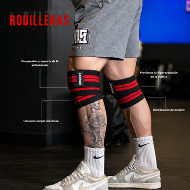 Rodilleras Rojo